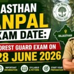 Rajasthan Vanpal Exam Date