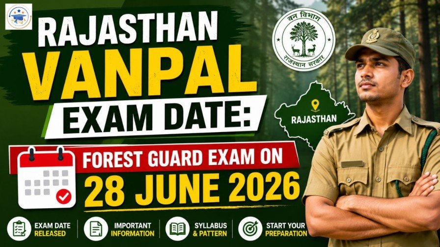 Rajasthan Vanpal Exam Date