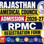 Rajasthan Paramedical Council Admission 2026